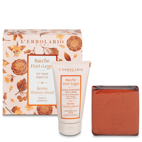 L'erbolario Kit Mani Perfette Bacche Fiori Legni Qualità Garantita
