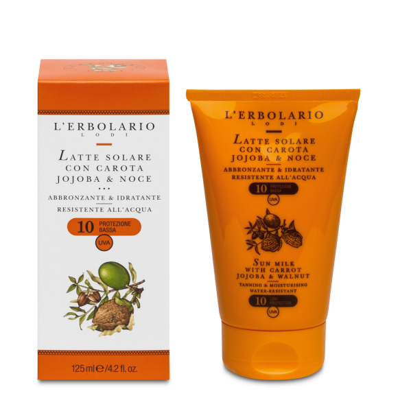L'erbolario Latte Solare Viso e Corpo SPF 10 Ritorno libero