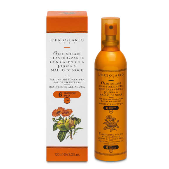 L'erbolario Olio Solare Elasticizzante SPF 6 Rilascio limitato