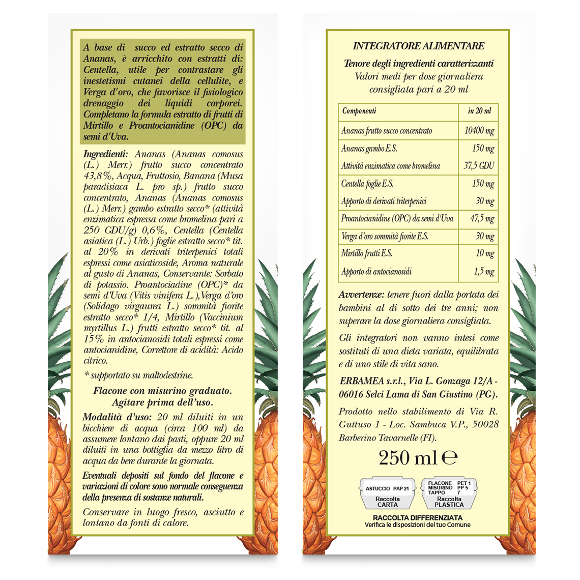 L'erbolario Fluido Concentrato Ananas Cell Only for today