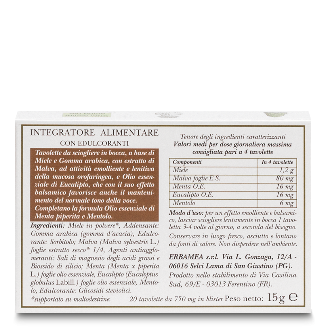 L'erbolario Tavolette Balsamiche Balsamia Super sconto