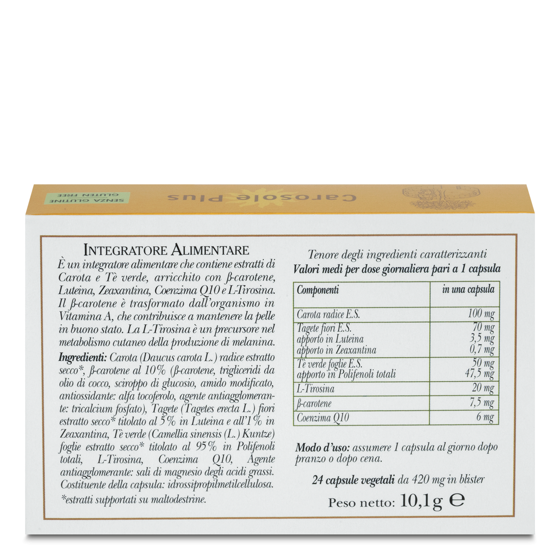 L'erbolario Integratore Carosole Plus Ritorno libero