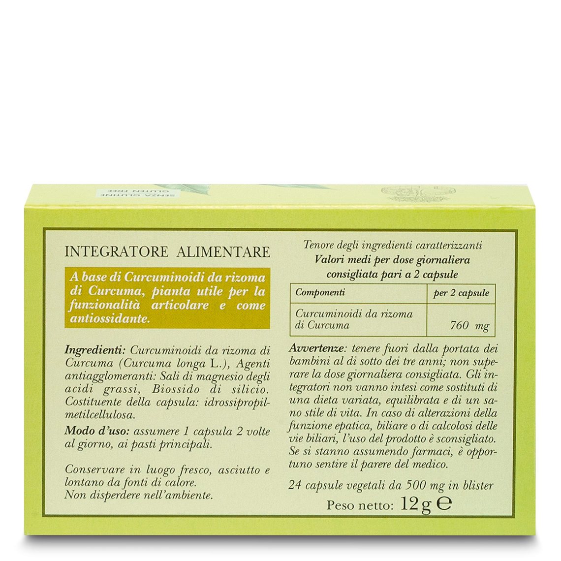 L'erbolario Integratore Curcuma Latest stili