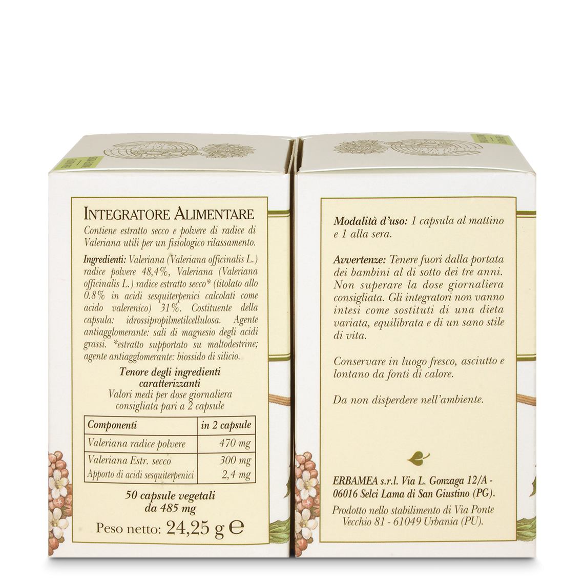 L'erbolario Integratore Valeriana Officina