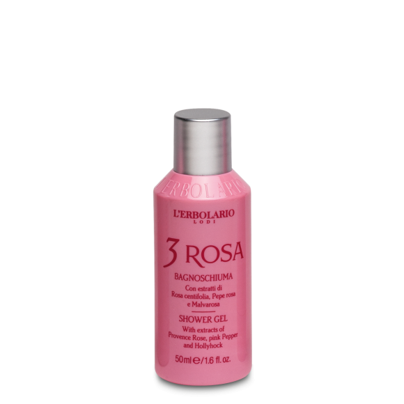 L'erbolario Bagnoschiuma minitaglia 3 Rosa Sottocosto