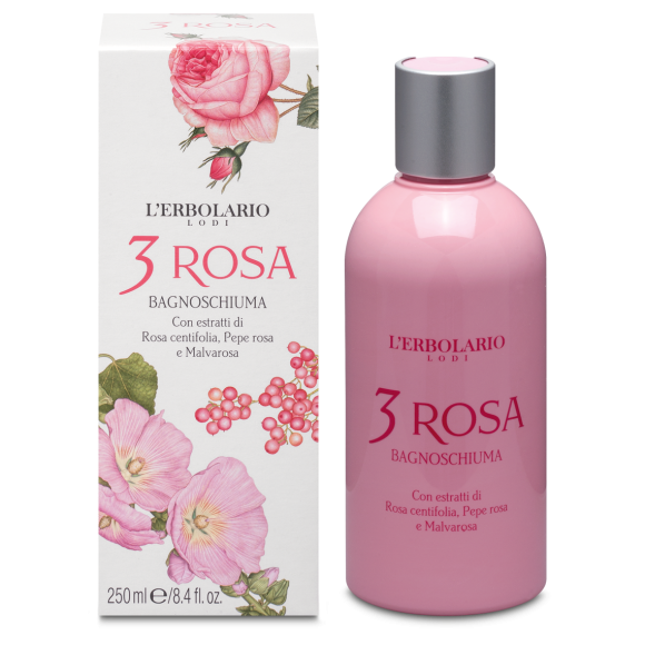 L'erbolario Bagnoschiuma 3 Rosa Offerta San Valentino
