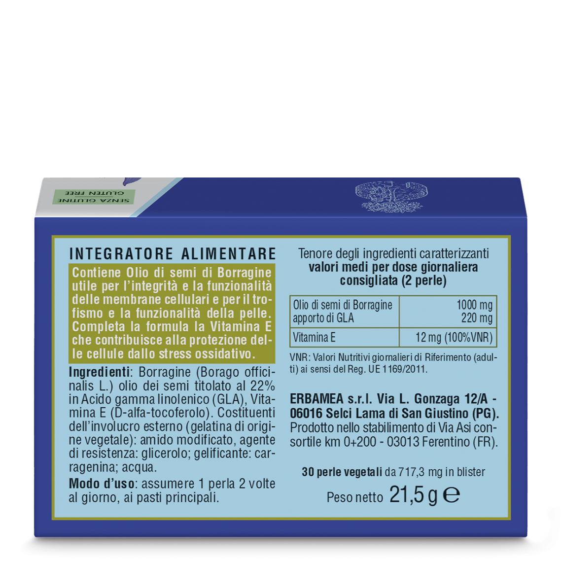 L'erbolario Integratore Olio di Borragine Qualità