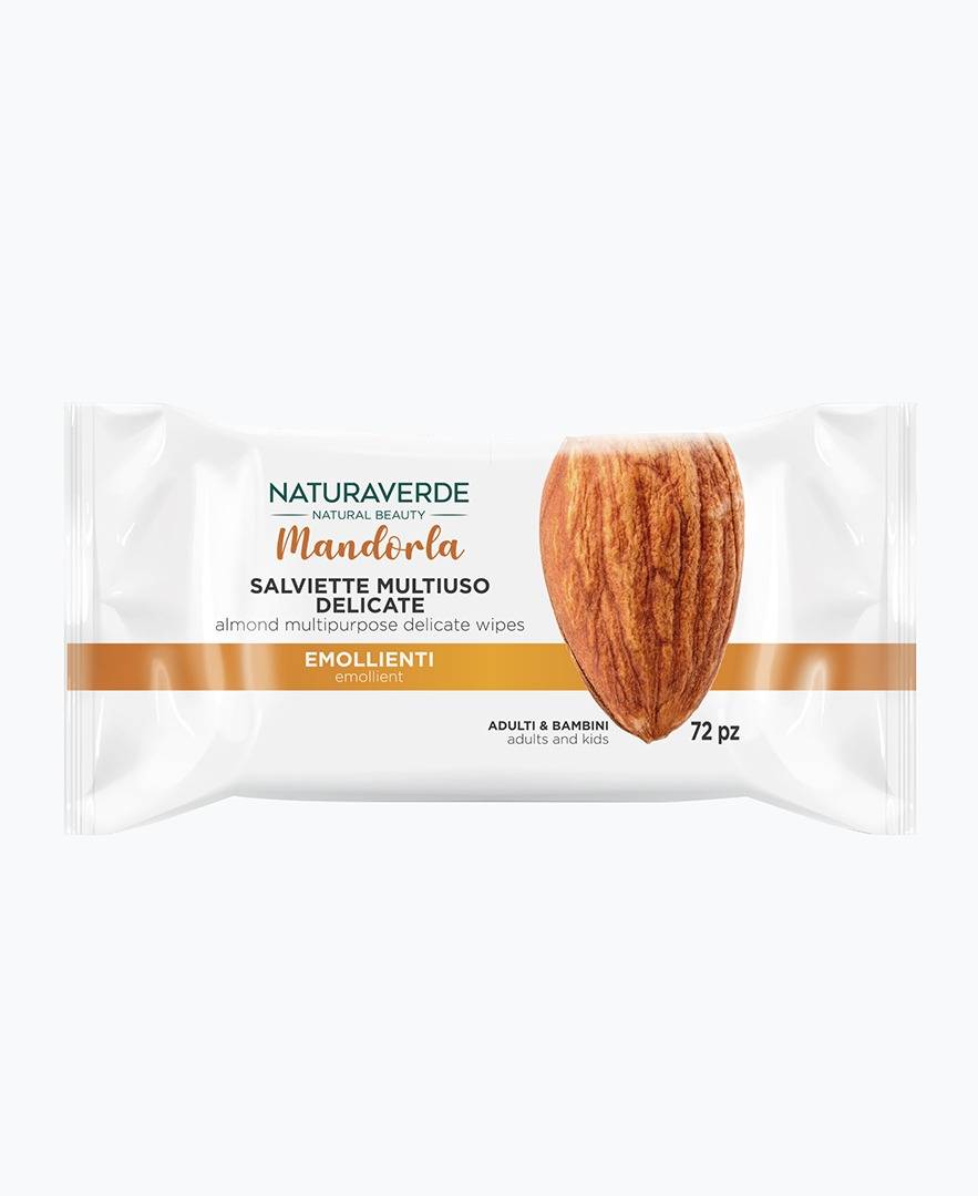 Naturaverde SALVIETTE MULTIUSO DELICATE MANDORLA Promozione