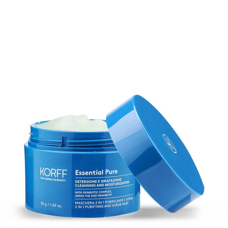 Korff Essential maschera 2 in 1 purificante e scrub Saldi