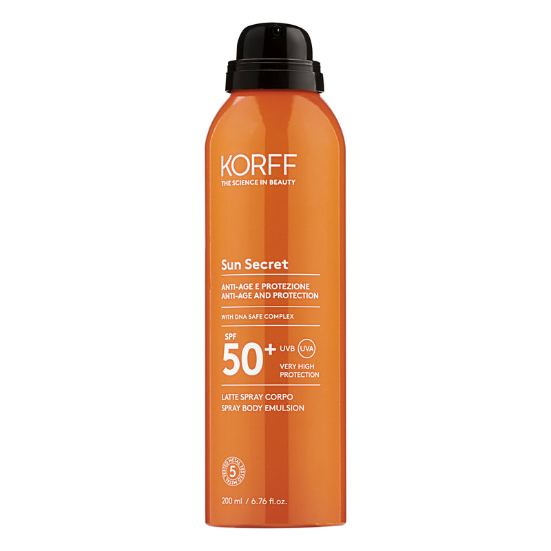 Korff Sun secret latte spray corpo spf50+ In Saldo