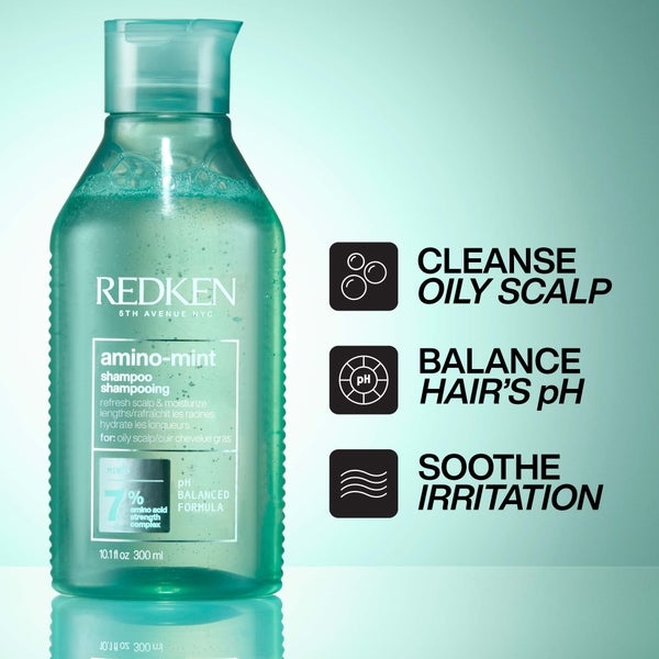 Redken Redken Amino Mint Scalp Cleansing for Greasy Hair Shampoo and All Soft Hydrating Care Conditioner Bundle In Saldo