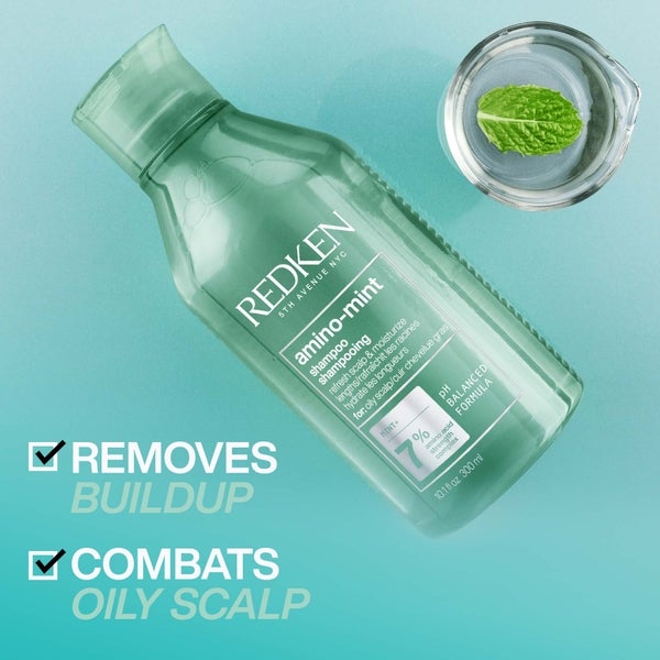 Redken Redken Amino Mint Scalp Cleansing for Greasy Hair Shampoo and All Soft Hydrating Care Conditioner Bundle In Saldo