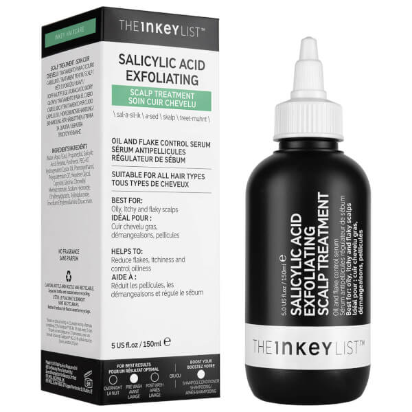 The INKEY List The INKEY List Acido salicilico Trattamento esfoliante del cuoio capelluto 150ml Nuova