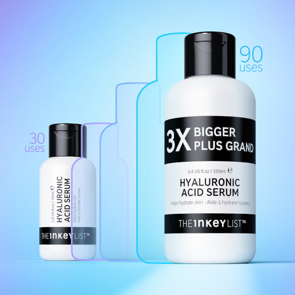 The INKEY List The INKEY List Supersize Hyaluronic Acid Serum 100ml Saldi Di Fabbrica