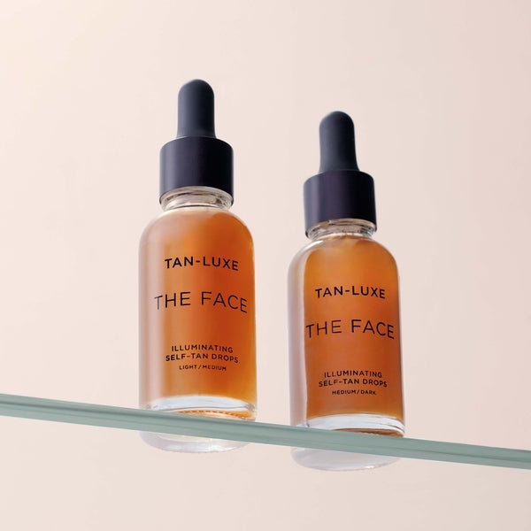 Tan-Luxe Tan-Luxe The Face Illuminating Self-Tan Drops 30ml - Light/Medium Spedizione Gratuita