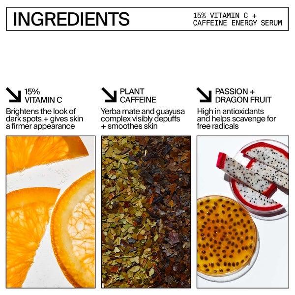 Youth To The People Youth To The People 15% Vitamin C and Clean Caffeine Energy Serum (Various Sizes) Vendita Calda