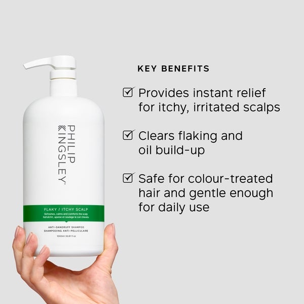 Philip Kingsley Philip Kingsley Flaky Itchy Scalp Shampoo 1000ml - (del valore di £ 88.00) Vendite Flash
