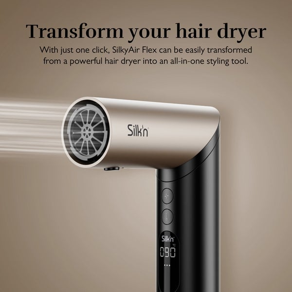 Silku0027n SilkyAir Flex 5 in 1 Hair Dryer and Styler(EU Plug) Nuova