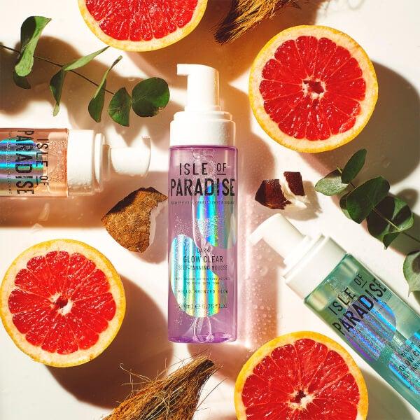 Isle of Paradise Mousse Autoabbronzante Glow Clear Isle of Paradise- Scuro 200ml Saldi Di Fabbrica