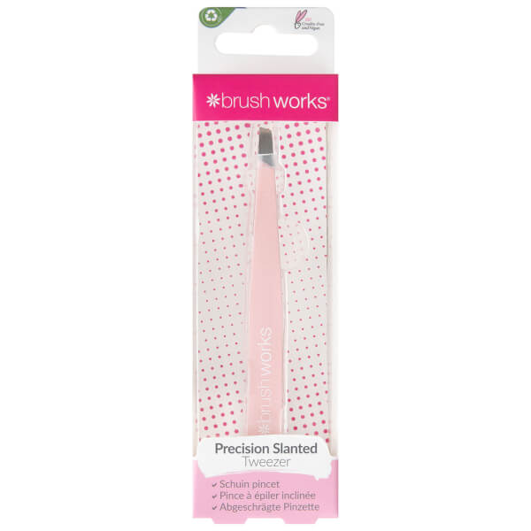brushworks brushworks Precision Slanted Tweezers Qualità