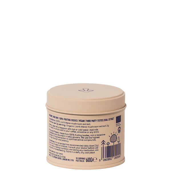 DIRTEA DIRTEA Lion's Mane Powder - The Focus Mushroom 60g Presa