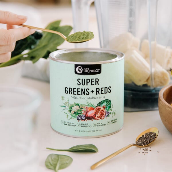 Nutra Organics Nutra Organics Super Greens and Reds 300g Saldi