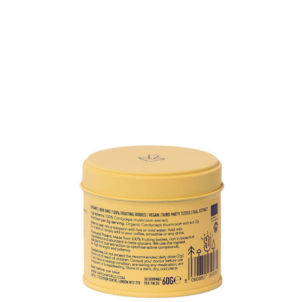 DIRTEA DIRTEA Cordyceps Powder - The Performance Mushroom 60g Soddisfazione Garantita