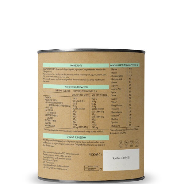 Nutra Organics Nutra Organics Collagen Build - Unflavoured 225g Vendita Calda