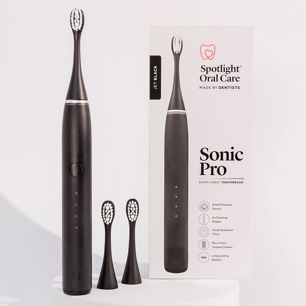 Spotlight Oral Care Spotlight Oral Care Sonic Pro Toothbrush - Jet Black Prezzo basso
