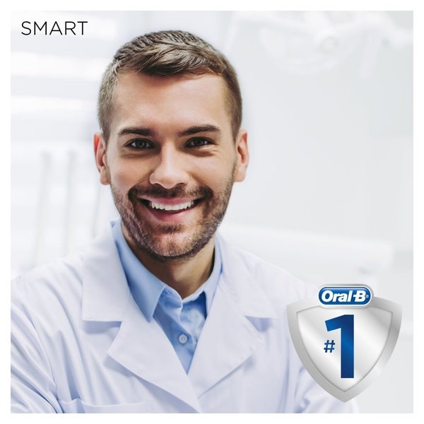 Oral-B Oral B Smart 6 - 6000N - Black Electric Toothbrush Designed by Braun Esporta salva