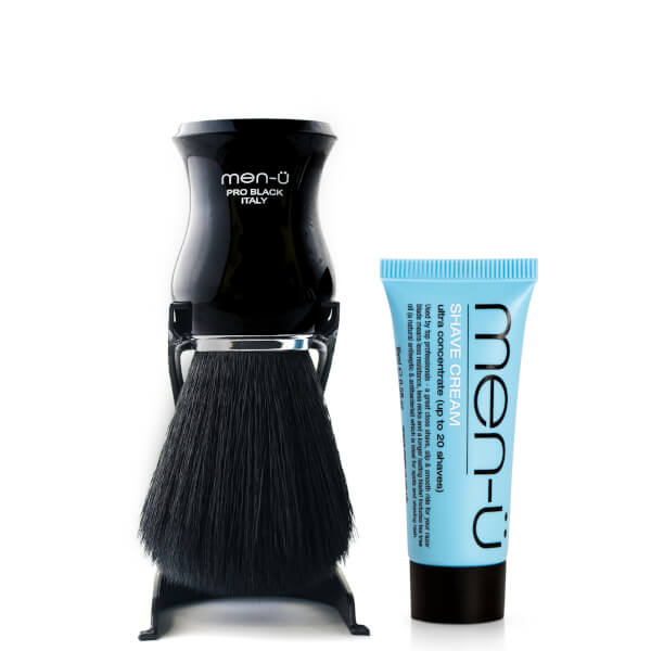 men-u men-ü pennello da barba professionale nero Shopping Online
