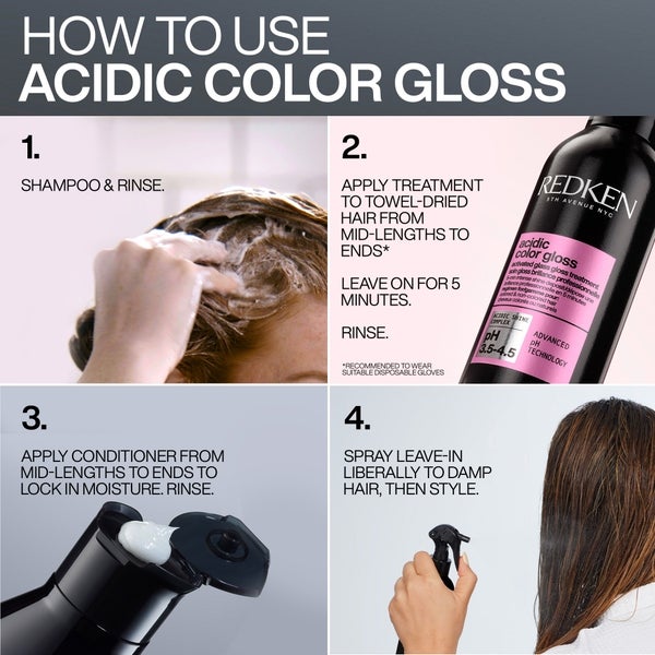 Redken Redken Acidic Color Gloss Shampoo and Conditioner 300ml Colour Protection Routine for Glass-Like Shine Bestseller