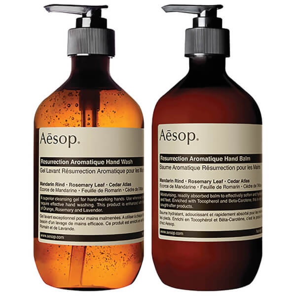 Aesop Aesop Resurrection Hand Cleanser and Balm Duet Ultimo giorno