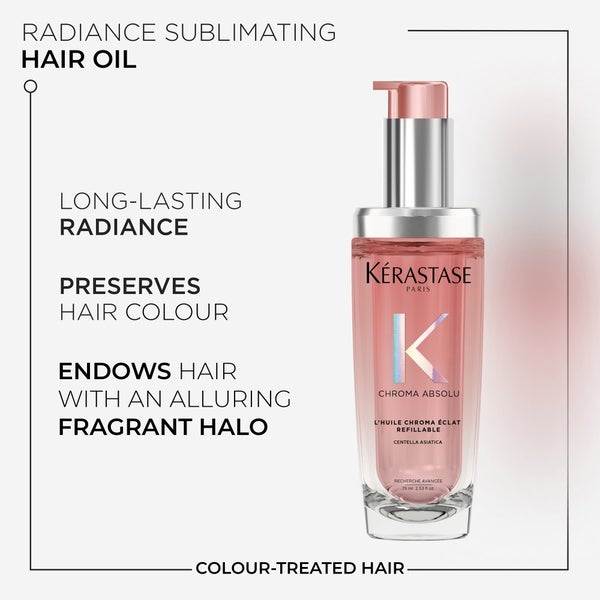 Kerastase Kérastase Chroma Absolu Refillable Hair Oil 75ml And 30ml Duo For Colour Treated Hair 50% di sconto per tempo limitato