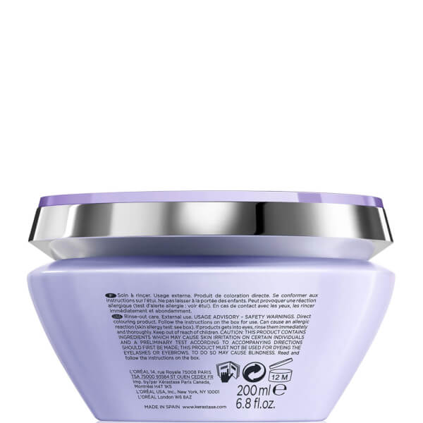 Kerastase Kérastase Blond Absolu Masque Ultra Violet maschera nutriente anti-ingiallimento 200 ml Bestseller