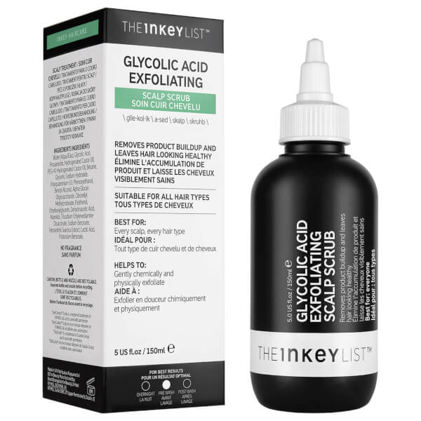 The INKEY List The List INKEY Acido glicolico Scrub esfoliante per il Cuoio Capelluto 150ml Liquidazione