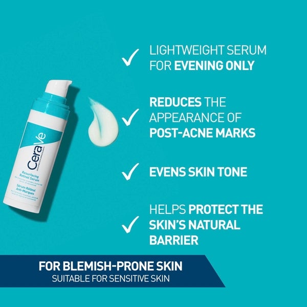 CeraVe CeraVe Resurfacing Retinol Serum con Ceramidi e Niacinamide per pelli con imperfezioni 30ml Grandi sconti