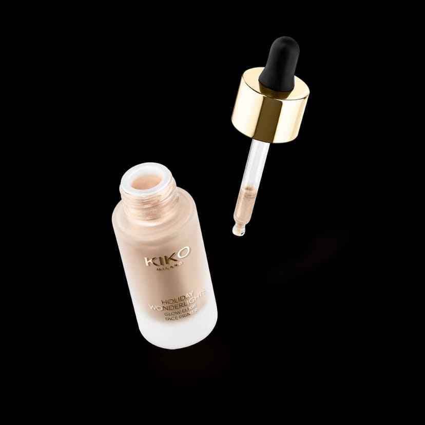 Kikocosmetics holiday wonderlights glow elixir face primer Spedizione Gratuita