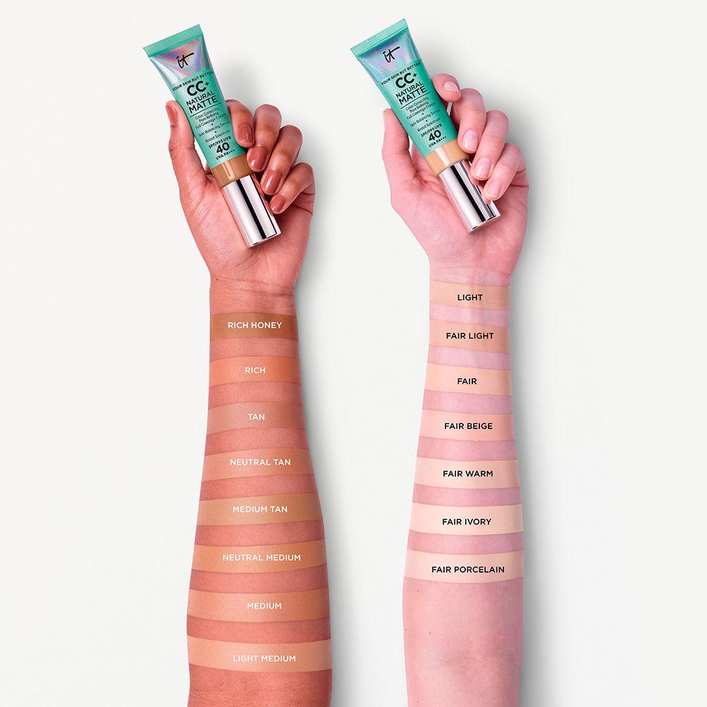 IT Cosmetics Fondotinta in crema CC+ NATURAL MATTE SPF40 Promozione