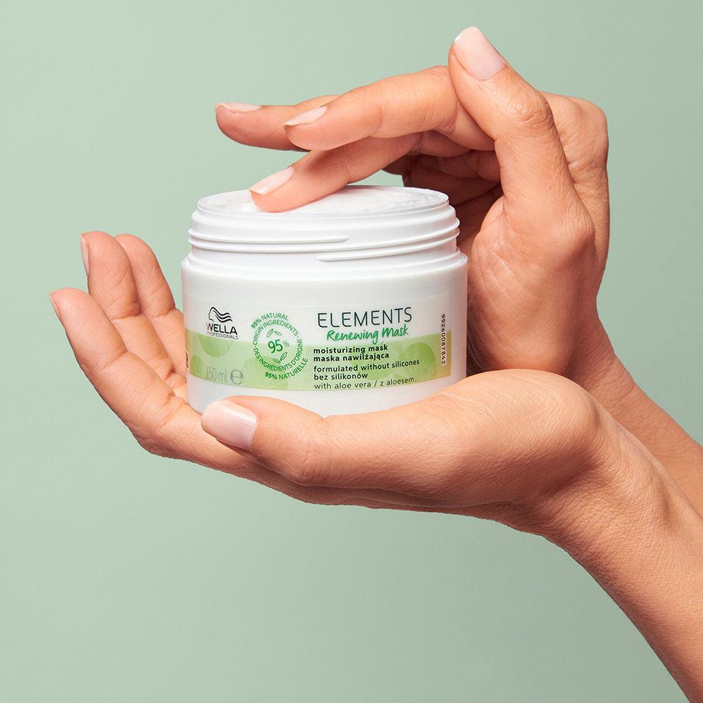 Wella Professionals ELEments Maschera Idratante Rinnovatrice Senza Siliconi Tutti i Tipi di Capelli Outlet