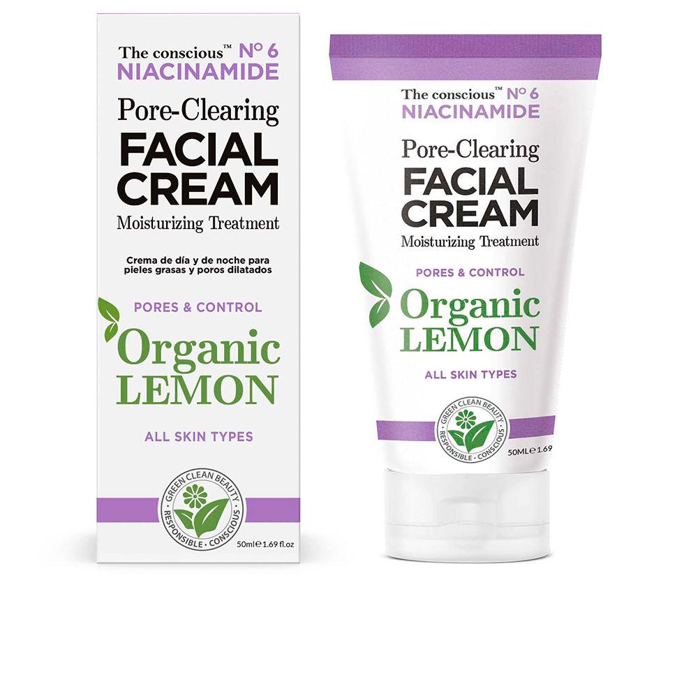 The Conscious™ NIACINAMIDE pore-clearing facial cream organic lemon Limitato a 3 giorni