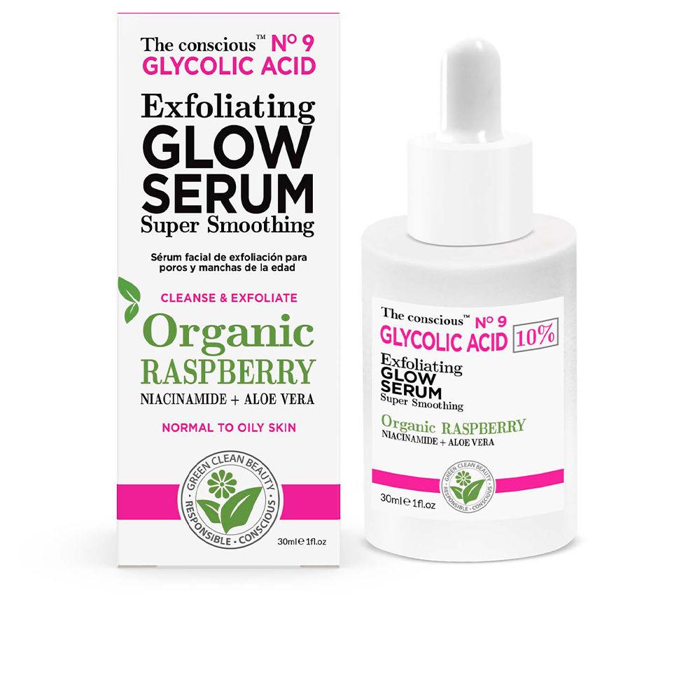 The Conscious™ GLYCOLIC ACID exfoliating glow serum organic raspberry Esporta salva
