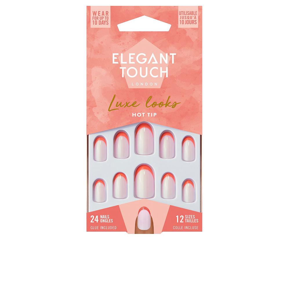 Elegant Touch LUXE LOOKS 24 nails with glue oval limited ed Offerte giornaliere