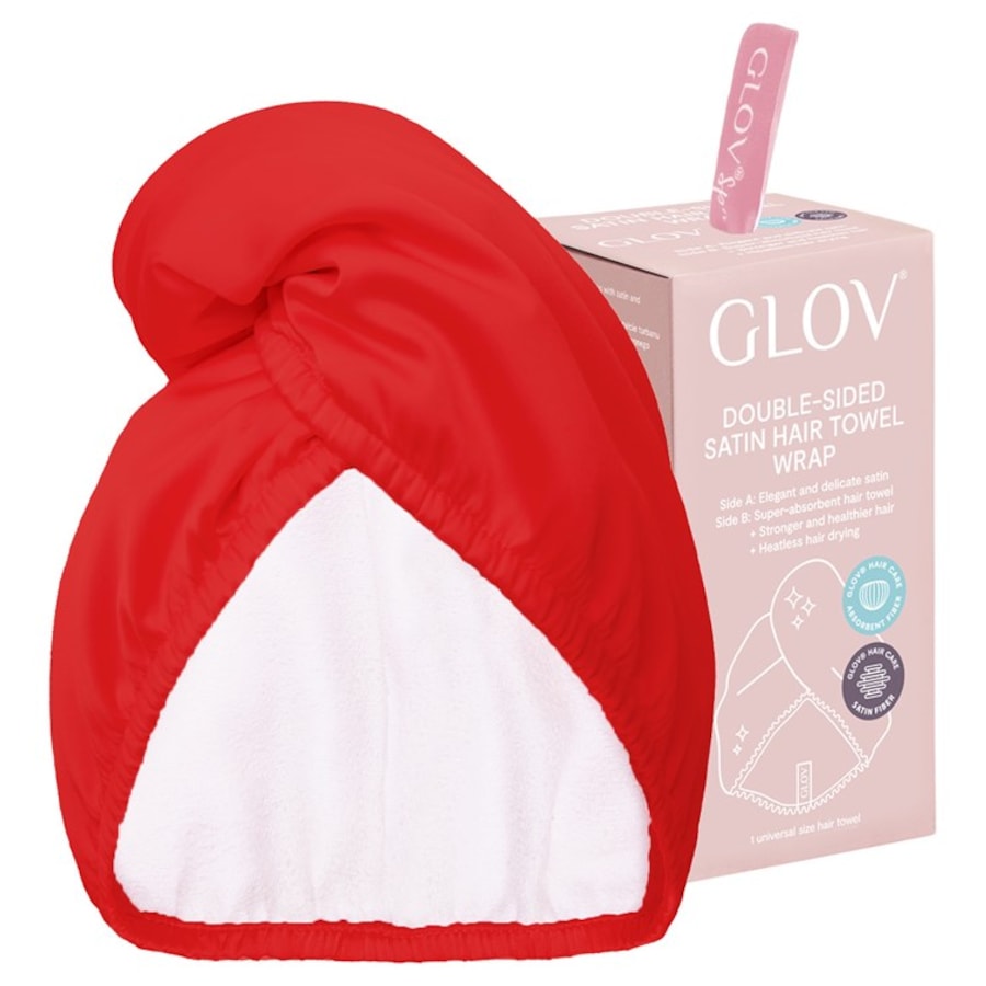 GLOV Turbante per capelli in microfibra satinata double-face Hair Wrap Satin Moda