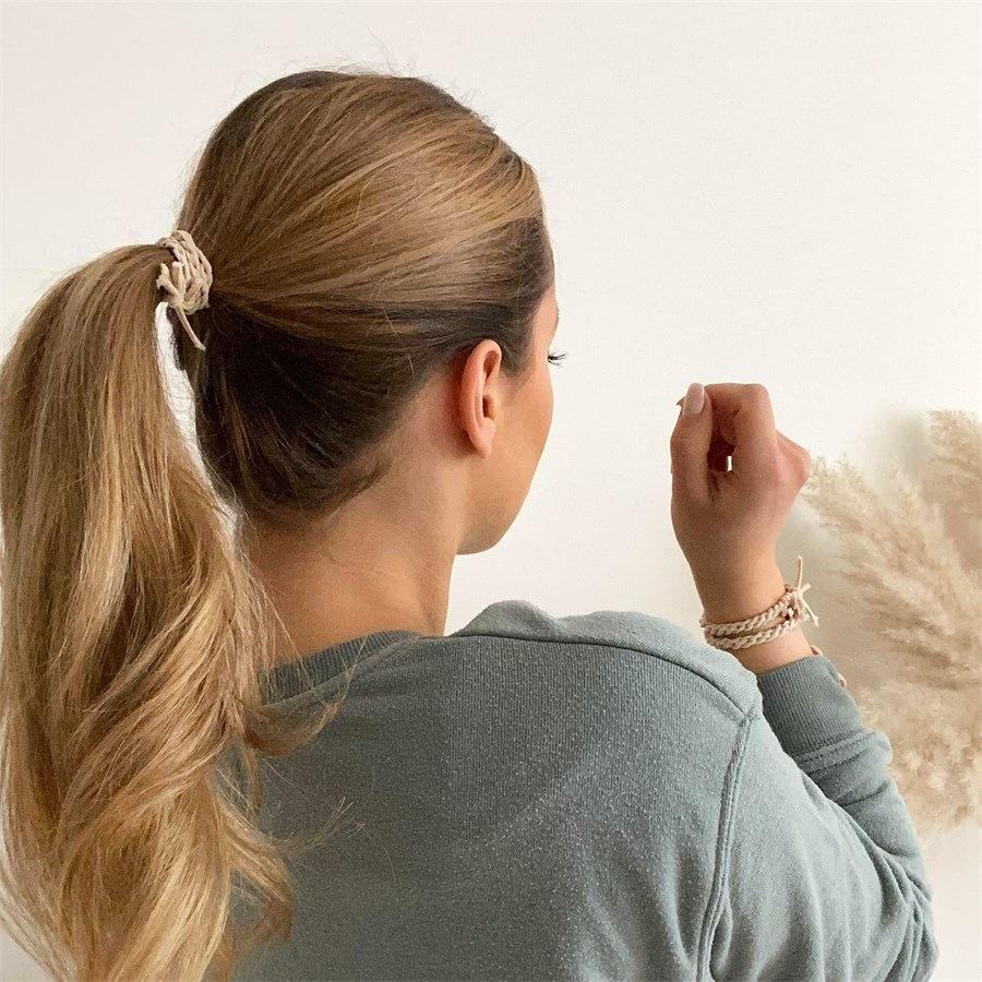 Bellody Fasce per capelli Original Hair Rubbers Champagne Beige Soddisfazione Garantita