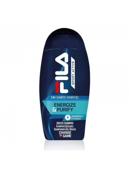 FILA 2 in 1 Shampoo + Shower Gel Energize&Purify FILA 2 in 1 Shampoo + Shower Gel Energize&Purify