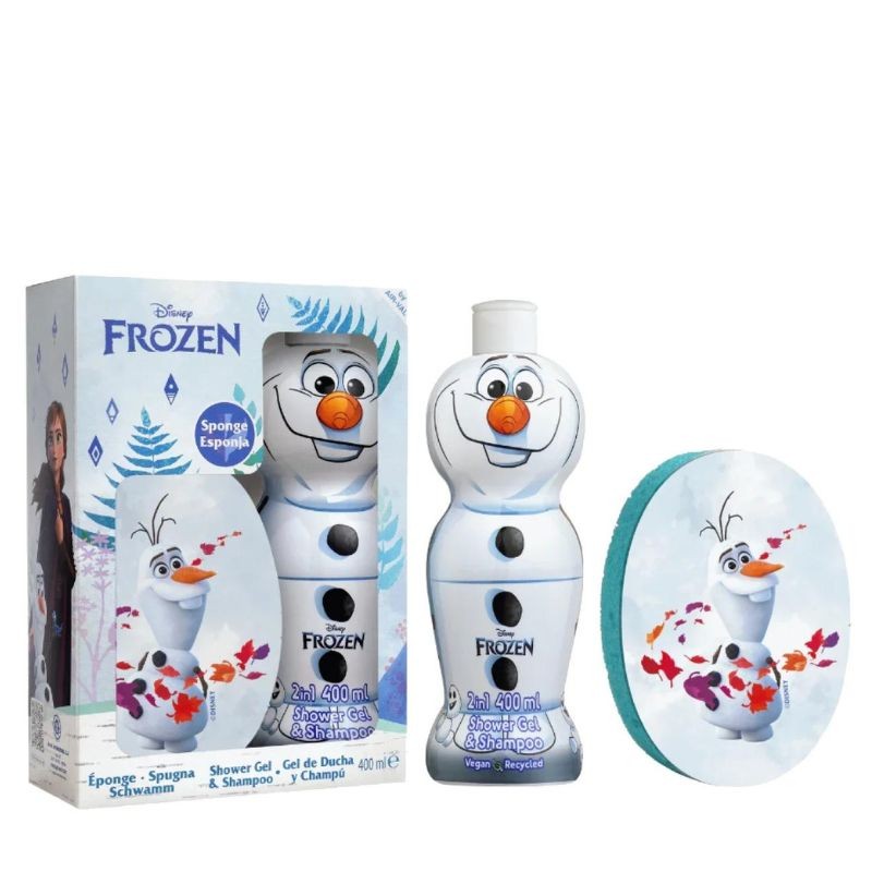 Air Val Frozen Olaf Set Bagno Shower Gel 2in1 + Spugna Offerta speciale della fabbrica