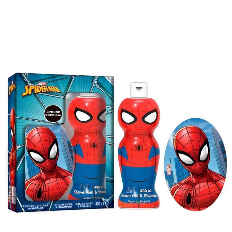 Air Val Spider Man Set Bagno Shower Gel 2in1 + Spugna