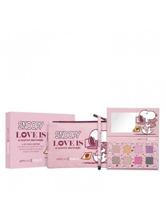 Bellaoggi Pochette Snoopy Kit Love Is a Secret Message Pezzi Unici