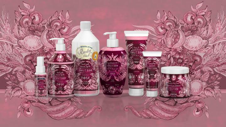 Rudy Profumi Bagno docciaschiuma da 700 mLrosa damascenaLinea Positano Economico
